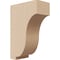 Ekena Millwork 2"W x 4"D x 6"H Classic Van Buren Rough Cedar Woodgrain TimberThane Corbel, Primed Tan CORUR02X04X06VANRCPR - alternate 1